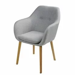 Maisons Du Monde Assises Fauteuil Vintage Gris Clair