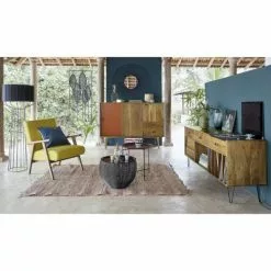 Maisons Du Monde Fauteuils Fauteuil Vintage Jaune Moutarde -Chaise Soldes Magasin fauteuil vintage jaune moutarde 1000 5 10 176023 3