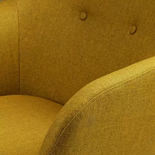Maisons Du Monde Assises Fauteuil Vintage Jaune Olive 4 Maisons Du Monde Assises Fauteuil Vintage Jaune Olive – Image 4