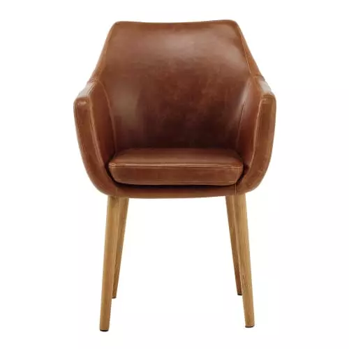 Maisons Du Monde Assises Fauteuil Vintage Marron 2 Maisons Du Monde Assises Fauteuil Vintage Marron – Image 2