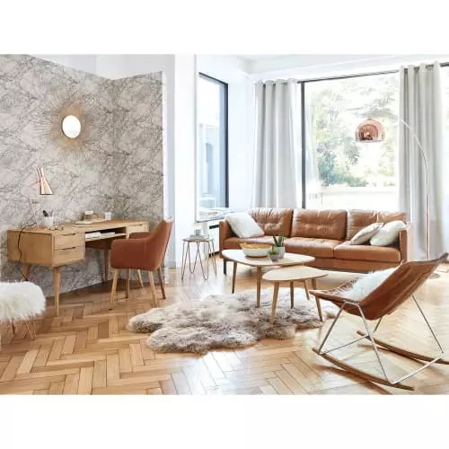 Maisons Du Monde Assises Fauteuil Vintage Marron 5 Maisons Du Monde Assises Fauteuil Vintage Marron – Image 5