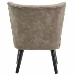 Moloo Fauteuils Fauteuil Vintage Marron Clair Pieds Bois Noir(x2) -Chaise Soldes Magasin fauteuil vintage marron clair pieds bois noir x2 2