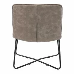 Moloo Fauteuils Fauteuil Vintage Marron Clair Pieds Métal Noir -Chaise Soldes Magasin fauteuil vintage marron clair pieds metal noir 2