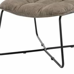 Moloo Fauteuils Fauteuil Vintage Marron Clair Pieds Métal Noir -Chaise Soldes Magasin fauteuil vintage marron clair pieds metal noir 5