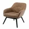 Moloo Fauteuils Fauteuil Vintage Marron Pieds Bois Noir