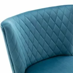 Moloo Fauteuils Fauteuil Vintage Velours Bleu Canard Pieds Métal Noir(x2) -Chaise Soldes Magasin fauteuil vintage velours bleu canard pieds metal noir x2 5