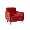 Robin Des Bois Fauteuils Grand Fauteuil En Velours Brique