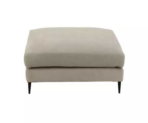 Meubles & Design Poufs Grand Pouf Carré En Tissu Gris 2 Meubles & Design Poufs Grand Pouf Carré En Tissu Gris – Image 2