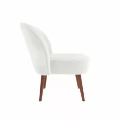 Potiron Paris Fauteuils Petit Fauteuil De Salon, Blanc Effet Laine Bouclée 8 Potiron Paris Fauteuils Petit Fauteuil De Salon, Blanc Effet Laine Bouclée -Chaise Soldes Magasin petit fauteuil de salon blanc effet laine bouclee 2