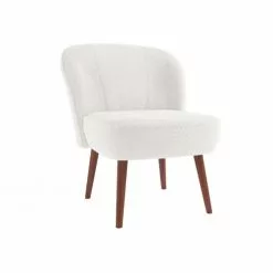 Potiron Paris Fauteuils Petit Fauteuil De Salon, Blanc Effet Laine Bouclée 9 Potiron Paris Fauteuils Petit Fauteuil De Salon, Blanc Effet Laine Bouclée -Chaise Soldes Magasin petit fauteuil de salon blanc effet laine bouclee 3