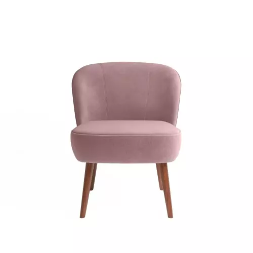 Potiron Paris Fauteuils Petit Fauteuil De Salon En Velours Rose Vintage 1 Potiron Paris Fauteuils Petit Fauteuil De Salon En Velours Rose Vintage