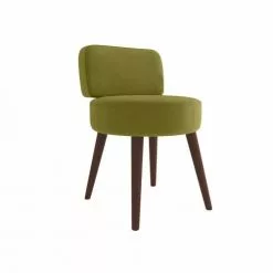 Potiron Paris Fauteuils Petit Fauteuil En Velours Vert Kaki