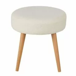 Maisons Du Monde Poufs Pouf Ă Bouclettes Blanches