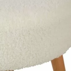 Maisons Du Monde Poufs Pouf à Bouclettes Blanches -Chaise Soldes Magasin pouf a bouclettes blanches 1000 1 39 226441 3