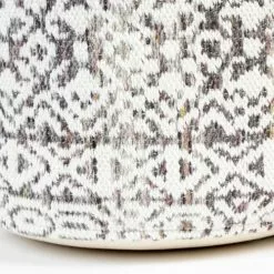 Drawer Poufs Pouf à Motifs D60cm Marron / Blanc -Chaise Soldes Magasin pouf a motifs d60cm marron blanc 2