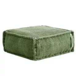 RNT By Really Nice Things Poufs Pouf Carré En Coton Revêtu Effet Lavé Vert. 11 RNT By Really Nice Things Poufs Pouf Carré En Coton Revêtu Effet Lavé Vert. -Chaise Soldes Magasin pouf carre en coton revetu effet lave vert 3