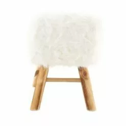 Grenier Alpin Poufs Pouf Carré Fourrure Synthétique Blanche Et Pin 7 Grenier Alpin Poufs Pouf Carré Fourrure Synthétique Blanche Et Pin -Chaise Soldes Magasin pouf carre fourrure synthetique blanche et pin 2