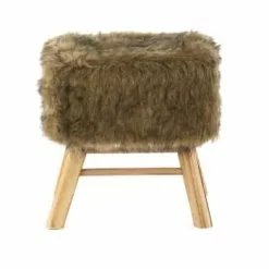 Grenier Alpin Poufs Pouf Carré Fourrure Synthétique Blanche Et Pin 8 Grenier Alpin Poufs Pouf Carré Fourrure Synthétique Blanche Et Pin -Chaise Soldes Magasin pouf carre fourrure synthetique marron et pin
