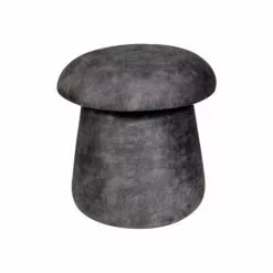 Pirouette Paris Poufs Pouf Champignon En Velours Gris