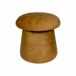 Pirouette Paris Poufs Pouf Champignon En Velours Safran