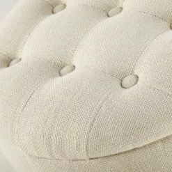 Maisons Du Monde Poufs Pouf Coffre Capitonné Crème -Chaise Soldes Magasin pouf coffre capitonne creme 1000 6 20 211826 6