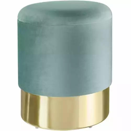 Tectake Poufs Pouf Coffre De Rangement Aspect Velours SARINA Effet Turquoise 2 Tectake Poufs Pouf Coffre De Rangement Aspect Velours SARINA Effet Turquoise – Image 2