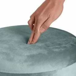 Tectake Poufs Pouf Coffre De Rangement Aspect Velours SARINA Effet Turquoise 10 Tectake Poufs Pouf Coffre De Rangement Aspect Velours SARINA Effet Turquoise -Chaise Soldes Magasin pouf coffre de rangement aspect velours sarina effet turquoise 4