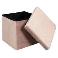 The Home Deco Factory Poufs Pouf Coffre De Rangement Rose Poudré 11 The Home Deco Factory Poufs Pouf Coffre De Rangement Rose Poudré -Chaise Soldes Magasin pouf coffre de rangement rose poudre 5