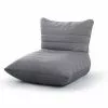 Sitting Point Poufs Pouf Confort Rembourré Aspect Matelassé Gris Souris 90x80x75