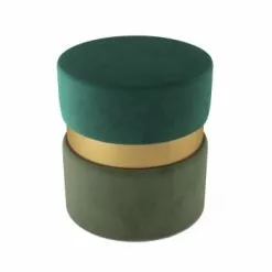 Potiron Paris Poufs Pouf Contemporain, Bicolore Vert Et Métal Or 10 Potiron Paris Poufs Pouf Contemporain, Bicolore Vert Et Métal Or -Chaise Soldes Magasin pouf contemporain bicolore vert et metal or 4