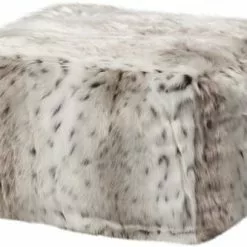 Sitting Point Poufs Pouf D'intérieur Imitation Fourrure Lynx