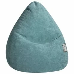 Sitting Point Poufs Pouf Design D'intérieur En Velours Bleu Pétrole