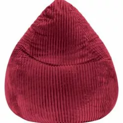 Sitting Point Poufs Pouf Design D'intérieur En Velours Bordeaux