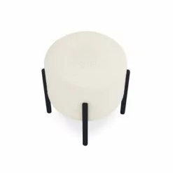 Potiron Paris Poufs Pouf écru Effet Laine Bouclée, Pieds En Métal Noir 6 Potiron Paris Poufs Pouf écru Effet Laine Bouclée, Pieds En Métal Noir -Chaise Soldes Magasin pouf ecru effet laine bouclee pieds en metal noir 2