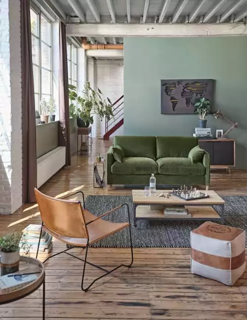 Maisons Du Monde Poufs Pouf En Cuir De Chèvre Et Coton 1 Maisons Du Monde Poufs Pouf En Cuir De Chèvre Et Coton