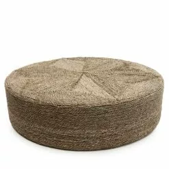 Bazar Bizar Poufs Pouf En Herbe De Mer Naturel Xl D100