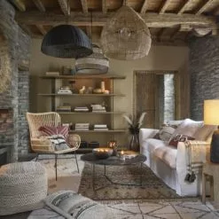 Maisons Du Monde Poufs Pouf En Jute Et Coton Beige Et Blanc à Motifs Graphique -Chaise Soldes Magasin pouf en jute et coton beige et blanc a motifs graphique 1000 1 19 215187 4