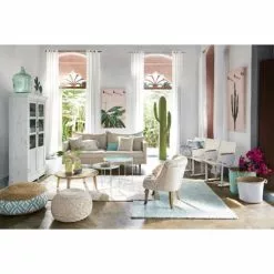 Maisons Du Monde Poufs Pouf En Jute Et Coton Motifs Graphiques -Chaise Soldes Magasin pouf en jute et coton motifs graphiques 1000 12 39 177815 5