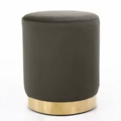 Nordlys Poufs Pouf En Métal Dore Et Velours Marron 11 Nordlys Poufs Pouf En Métal Dore Et Velours Marron -Chaise Soldes Magasin pouf en metal dore et velours gris