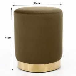 Nordlys Poufs Pouf En Métal Dore Et Velours Marron 9 Nordlys Poufs Pouf En Métal Dore Et Velours Marron -Chaise Soldes Magasin pouf en metal dore et velours marron 3