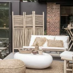 Bazar Bizar Poufs Pouf En Raphia Naturel -Chaise Soldes Magasin pouf en raphia naturel 4