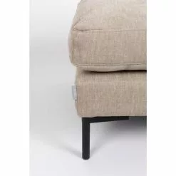 Zuiver Poufs Pouf En Tissu Beige -Chaise Soldes Magasin pouf en tissu beige 4