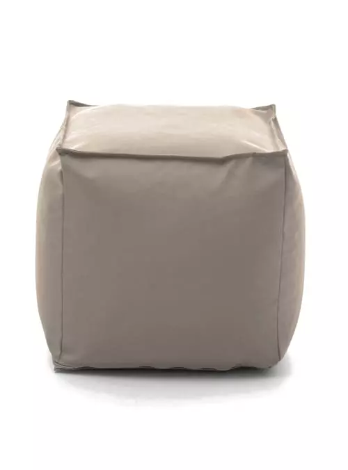Talamo Italia Poufs Pouf En Tissu Beige 1 Talamo Italia Poufs Pouf En Tissu Beige