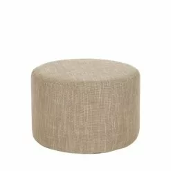 Pomax Poufs Pouf En Tissu D55cm Beige