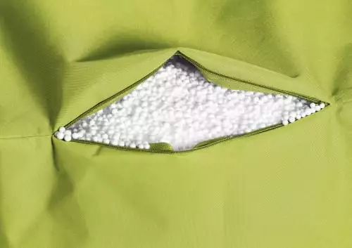 Sitting Point Poufs Pouf En Tissu En Forme De Poire Vert Anis 3 Sitting Point Poufs Pouf En Tissu En Forme De Poire Vert Anis – Image 3