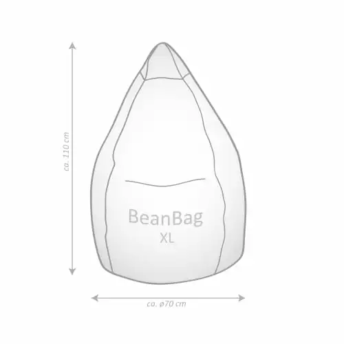 Sitting Point Poufs Pouf En Tissu En Forme De Poire Vert Anis 4 Sitting Point Poufs Pouf En Tissu En Forme De Poire Vert Anis – Image 4