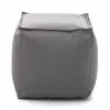 Talamo Italia Poufs Pouf En Tissu Gris