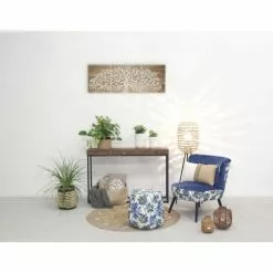 Aubry Gaspard Poufs Pouf En Tissu Jungle 7 Aubry Gaspard Poufs Pouf En Tissu Jungle -Chaise Soldes Magasin pouf en tissu jungle 3