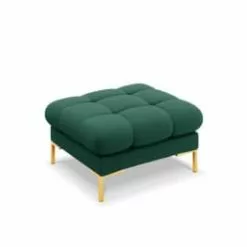 Micadoni Home Poufs Pouf En Tissu Structuré Rouge Foncé -Chaise Soldes Magasin pouf en tissu structure vert