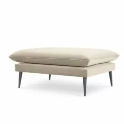 Micadoni Home Poufs Pouf En Velours Beige